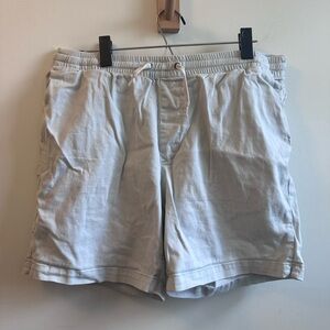 Pacsun Gray Textured Volley Shorts, 98% Cotton, Size Large